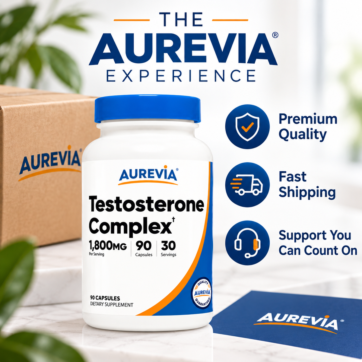 AUREVIA™ Complejo de Testosterona
